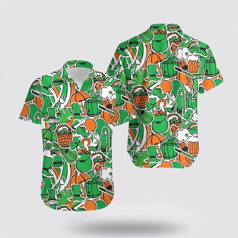 St Patrick’s Day Hawaiian Shirt, St Patrick’s Day Hawaiian Shirt, St Patricks Day Shirts