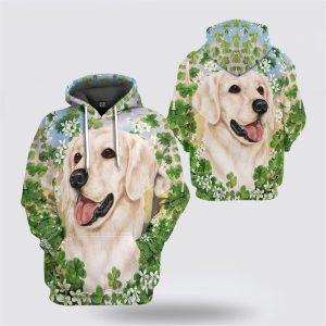 St Patrick’s Day Hoodie, 3D Golden Retriever…