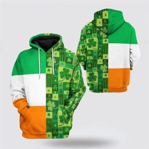 St Patrick’s Day Hoodie, 3D Irish St…