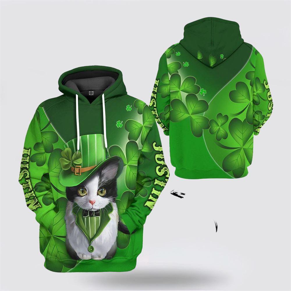 St Patrick’s Day Hoodie, 3D St Patrick Day Black Cat Custom Name Hoodie Apparel, St Patricks Day Shirts St Patrick’s Day Hoodie, 3D St Patrick Day Black Cat Custom Name Hoodie Apparel, St Patricks Day Shirts