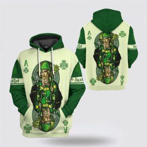 St Patrick’s Day Hoodie, 3D St Patrick…