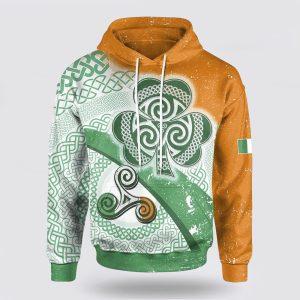 St Patrick’s Day Hoodie, Celtic Irish St Patrick’s Day 3D All Over Print Hoodie, St Patricks Day Shirts