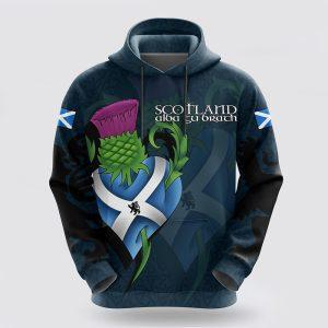 St Patrick’s Day Hoodie, Celtic Thistle Lion Flag St Patrick’s Day 3D All Over Print Hoodie, St Patricks Day Shirts