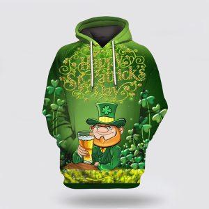 St Patrick’s Day Hoodie, Happy St Patrick’s Day Irish 3D All Over Print Hoodie, St Patricks Day Shirts