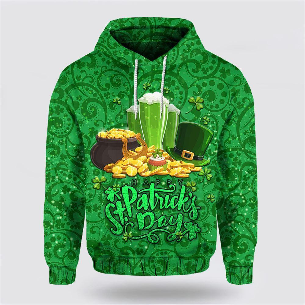 St Patrick’s Day Hoodie, Ireland Happy Saint Patricks Day 3D Hoodie With Shamrock, St Patricks Day Shirts St Patrick’s Day Hoodie, Ireland Happy Saint Patricks Day 3D Hoodie With Shamrock, St Patricks Day Shirts