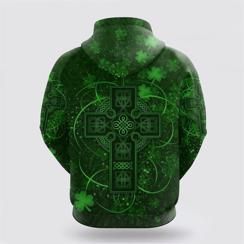 St Patrick’s Day Hoodie, Ireland Hoodie Irish Saint Patricks Day Celtic Cross, St Patricks Day Shirts