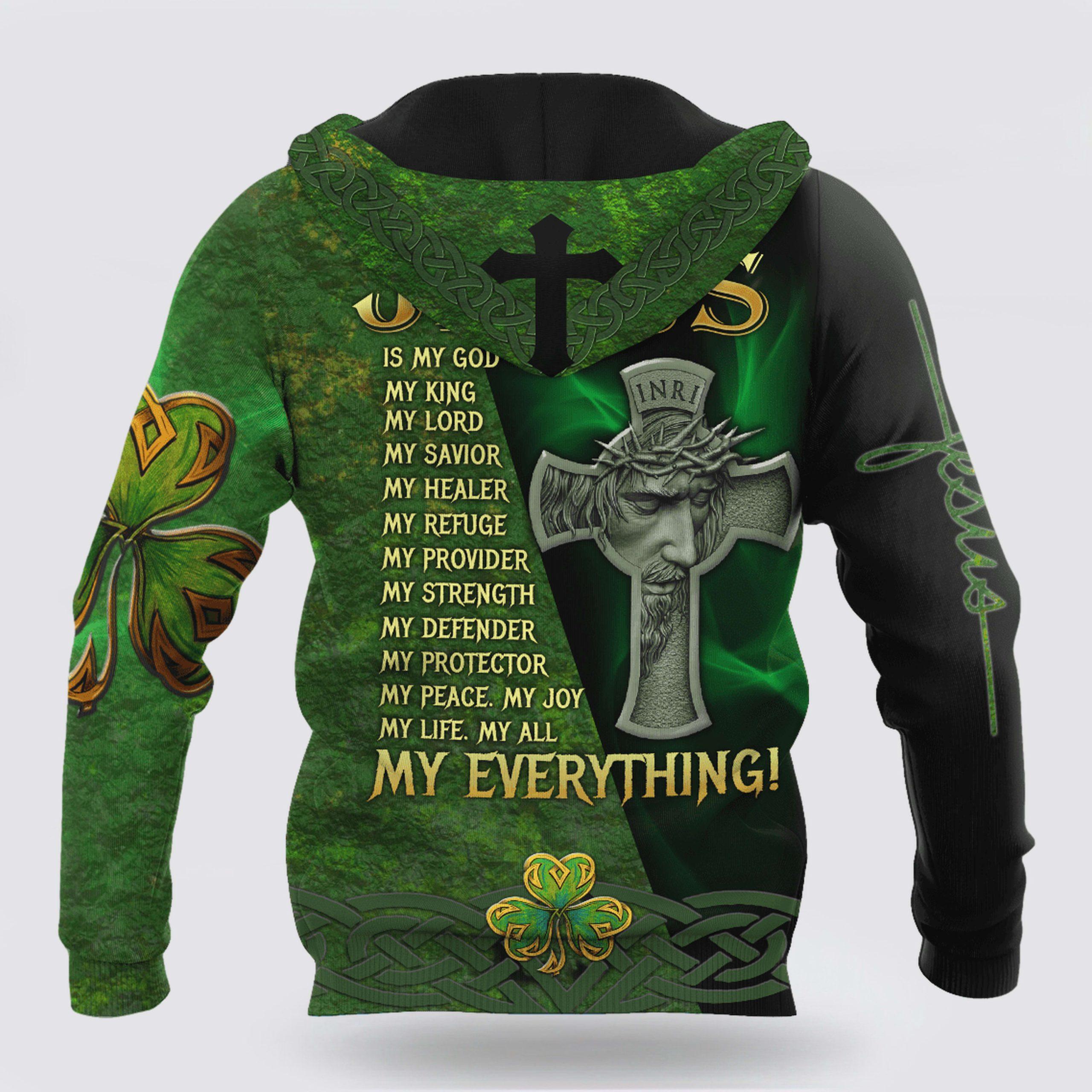 St Patrick’s Day Hoodie, Irish Jesus Patrick Day 3D All Over Printed Unisex Shirt Hoodie, St Patricks Day Shirts St Patrick’s Day Hoodie, Irish Jesus Patrick Day 3D All Over Printed Unisex Shirt Hoodie, St Patricks Day Shirts