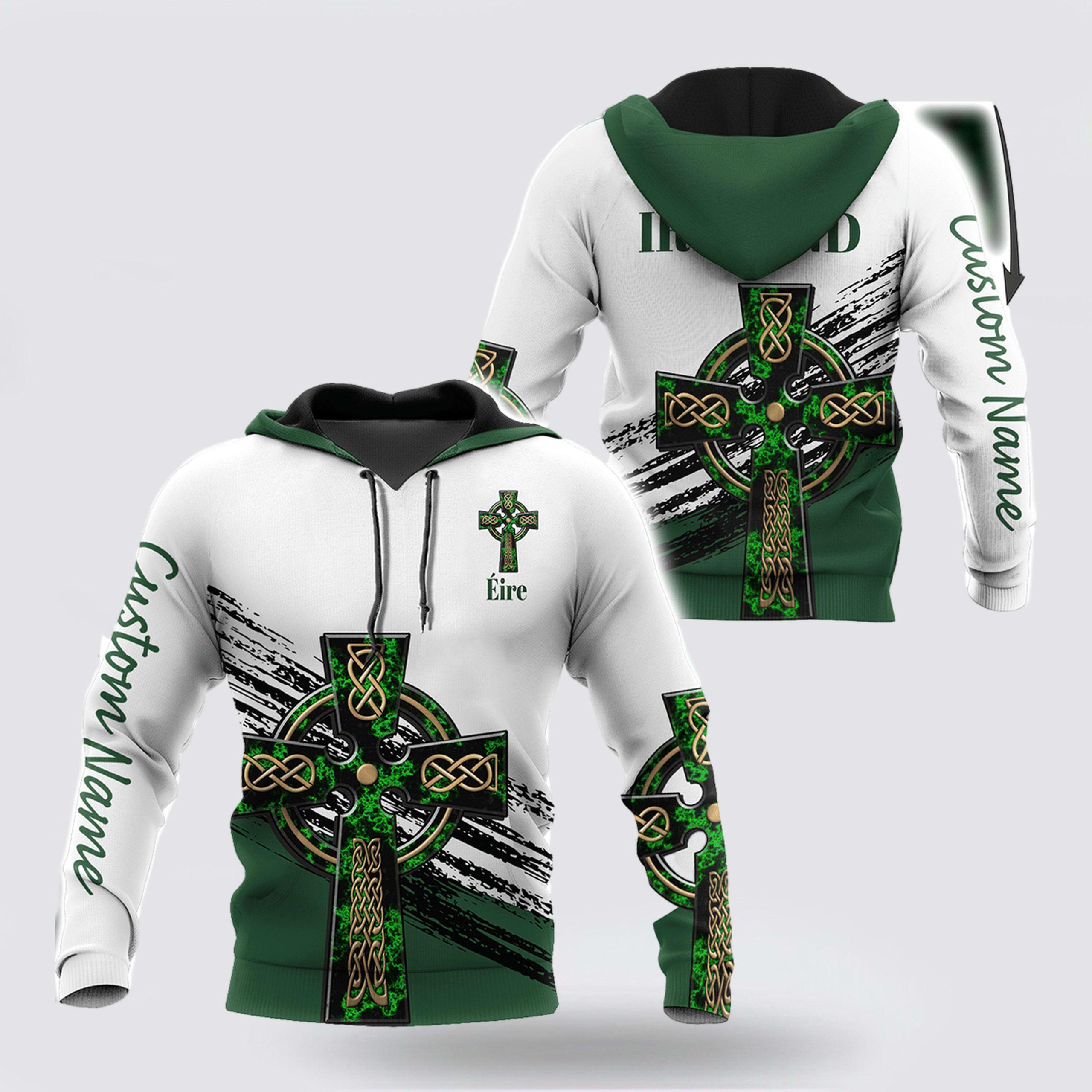St Patrick’s Day Hoodie, Irish St Patricks Celtic Cross 3D Hoodie Shirt For Men And Women Custom Name, St Patricks Day Shirts St Patrick’s Day Hoodie, Irish St Patricks Celtic Cross 3D Hoodie Shirt For Men And Women Custom Name, St Patricks Day Shirts