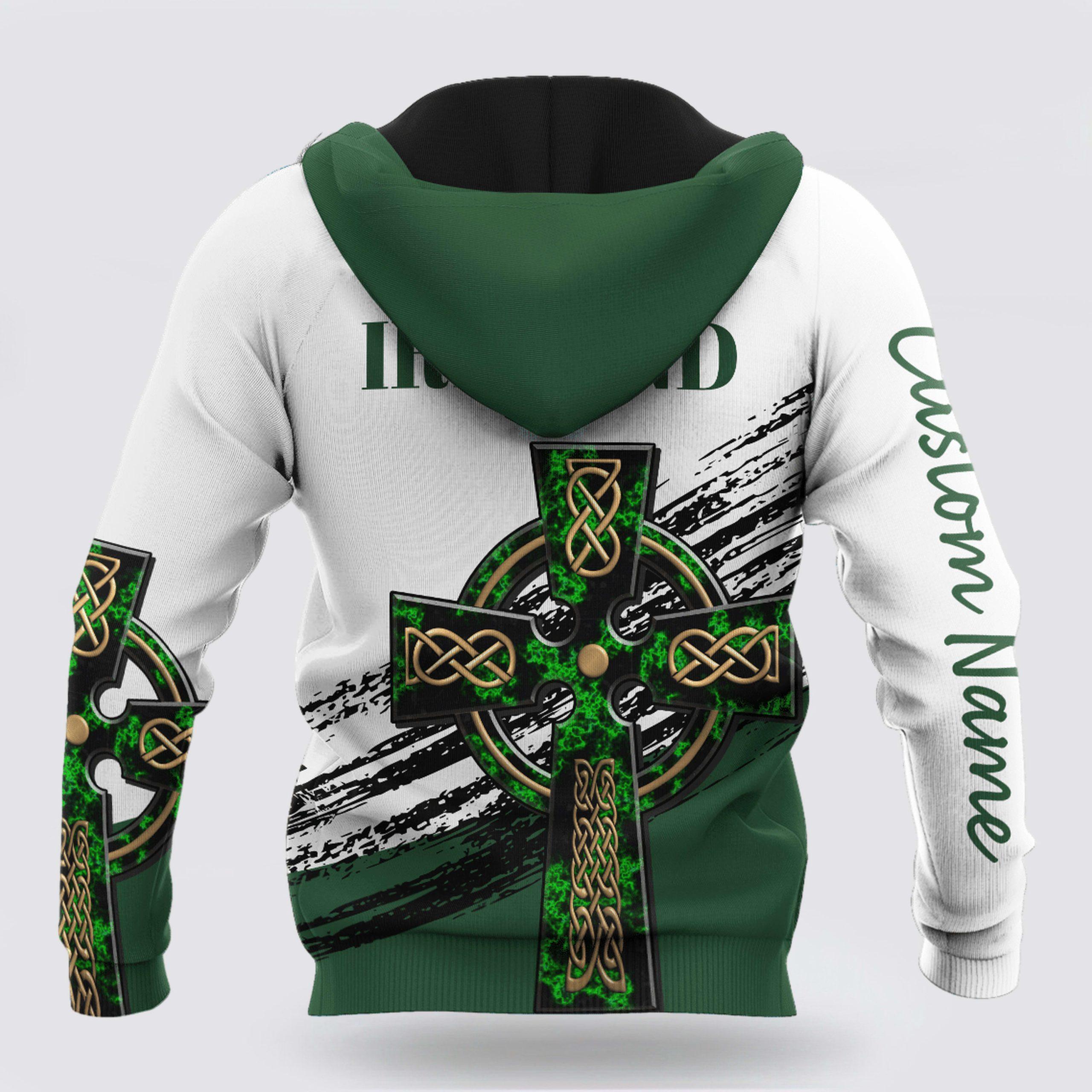 St Patrick’s Day Hoodie, Irish St Patricks Celtic Cross 3D Hoodie Shirt For Men And Women Custom Name, St Patricks Day Shirts St Patrick’s Day Hoodie, Irish St Patricks Celtic Cross 3D Hoodie Shirt For Men And Women Custom Name, St Patricks Day Shirts