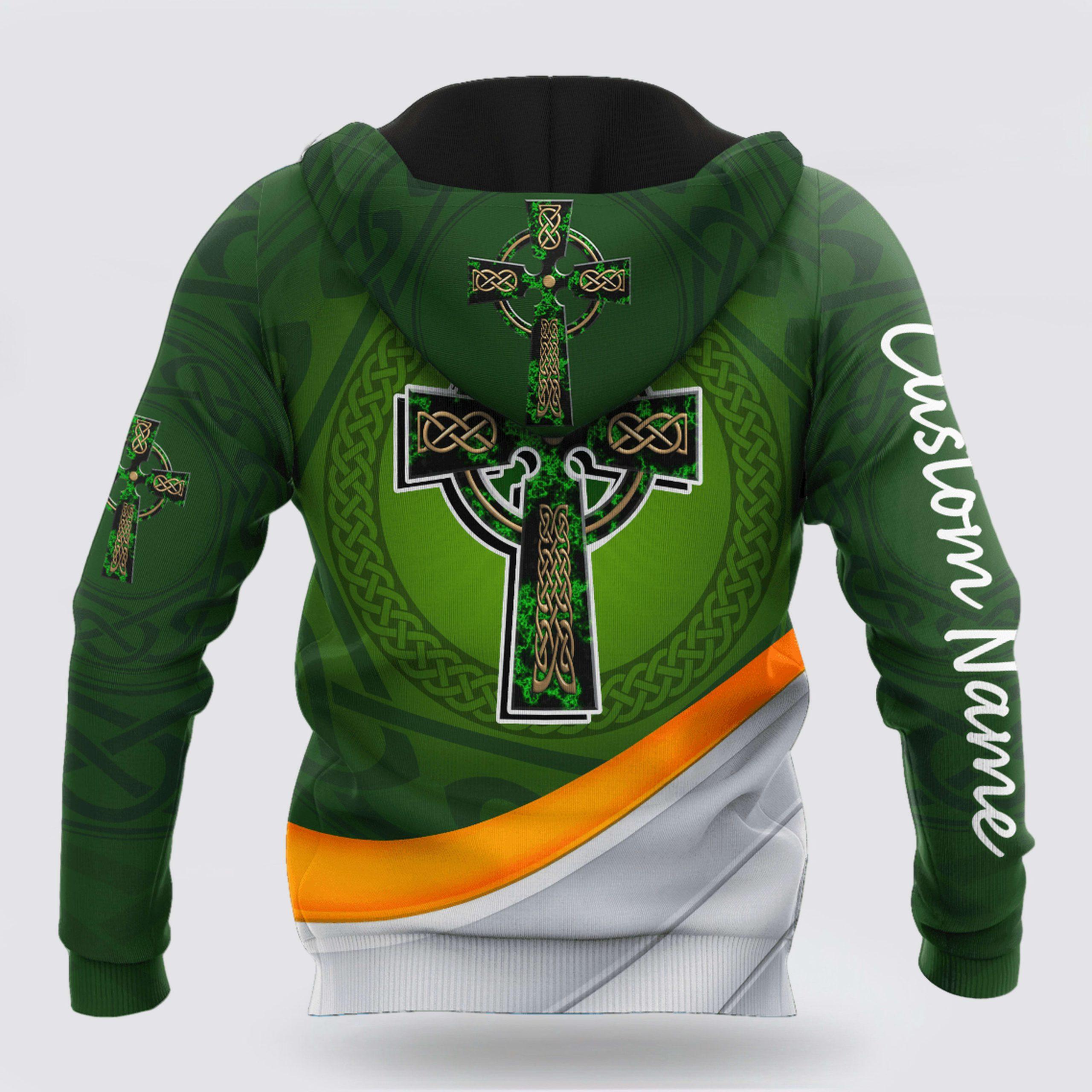 St Patrick’s Day Hoodie, Irish St Patricks Cross 3D Hoodie Shirt For Men And Women Custom Name, St Patricks Day Shirts St Patrick’s Day Hoodie, Irish St Patricks Cross 3D Hoodie Shirt For Men And Women Custom Name, St Patricks Day Shirts
