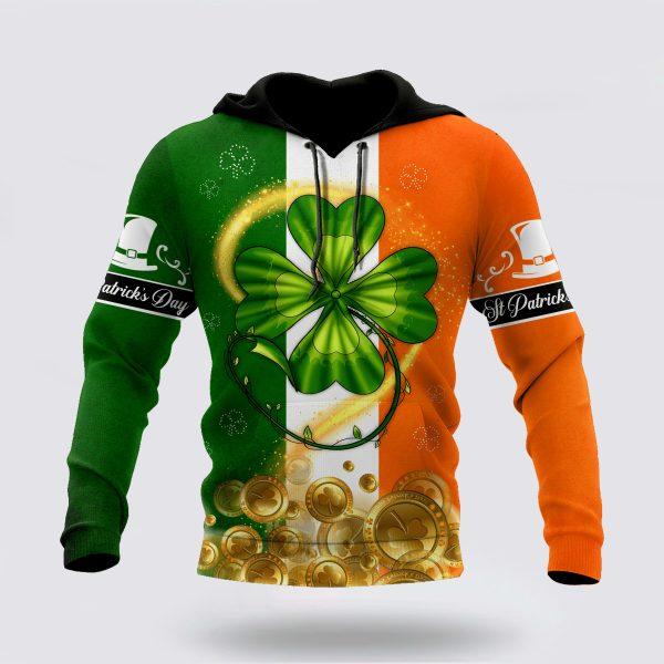 St Patrick’s Day Hoodie, Irish St Patricks Day 3D Hoodie Shirt For Men, St Patricks Day Shirts