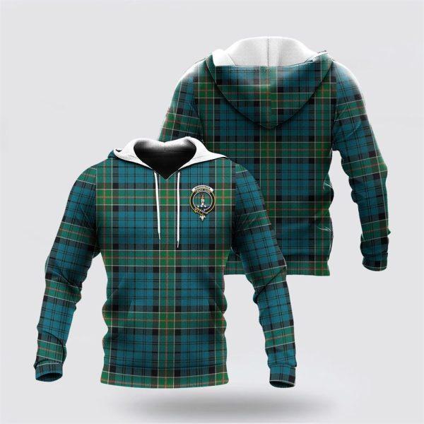 St Patrick’s Day Hoodie, Kirkpatrick Family Crest Hoodie, Tartan Pullover Hoodie For Men And Women, St Patricks Day Shirts