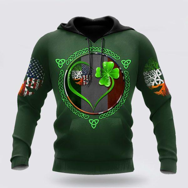 St Patrick’s Day Hoodie, Premium Irish Saint Patrick’s Day Printed Unisex Shirts TN, St Patricks Day Shirts