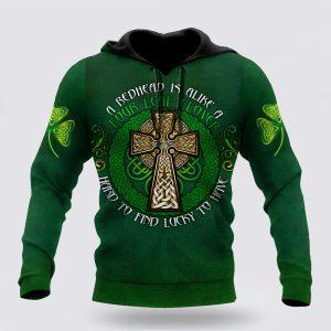 St Patrick s Day Hoodie Premium Unisex Hoodie Irish St Patricks Celtic Cross And Shamrock St Patricks Day Shirts 1 btkqko.jpg