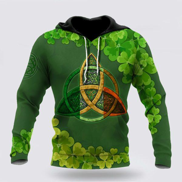St Patrick’s Day Hoodie, Premium Unisex Hoodie Irish St Patricks Celtic Knot, St Patricks Day Shirts