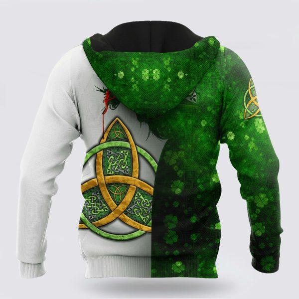 St Patrick’s Day Hoodie, Premium Unisex Hoodie Irish St Patricks Jesus Irish Rebel In My Vain, St Patricks Day Shirts