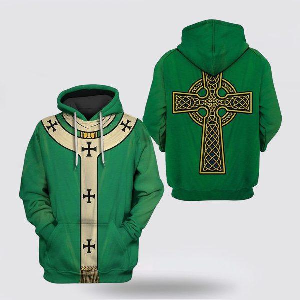 St Patrick’s Day Hoodie, Saint Patricks Day Over Print 3D Hoodie, St Patricks Day Shirts