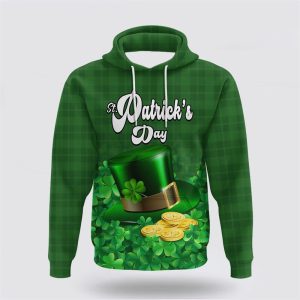 St Patrick s Day Hoodie St Patricks Day Hoodie Green Leprechaun Hat With Clover Leaf No2 St Patricks Day Shirts 1 fii672.jpg