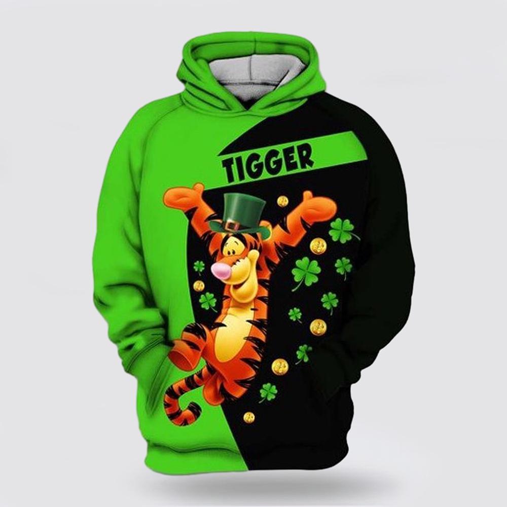St Patrick’s Day Hoodie, St Patricks Day Irish Tigger Winnie The Pooh Green Black 3D Hoodie, St Patricks Day Shirts St Patrick’s Day Hoodie, St Patricks Day Irish Tigger Winnie The Pooh Green Black 3D Hoodie, St Patricks Day Shirts