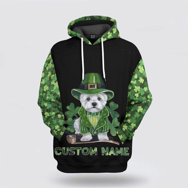 St Patrick’s Day Hoodie, Yorkshire Terrier St Patrick’s Day Custom Name 3D All Over Print Hoodie, St Patricks Day Shirts