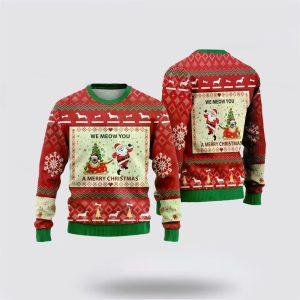 Ugly Christmas Cat Sweater, Birman Cat Ugly…