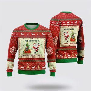 Ugly Christmas Cat Sweater, British Shorthair Ugly…