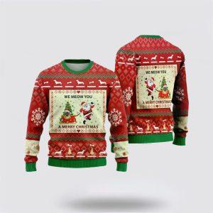 Ugly Christmas Cat Sweater, Burmese Cat Ugly…