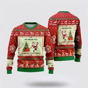 Ugly Christmas Cat Sweater, Cornish Rex Ugly…