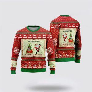 Ugly Christmas Cat Sweater, Laperm Cat Ugly…