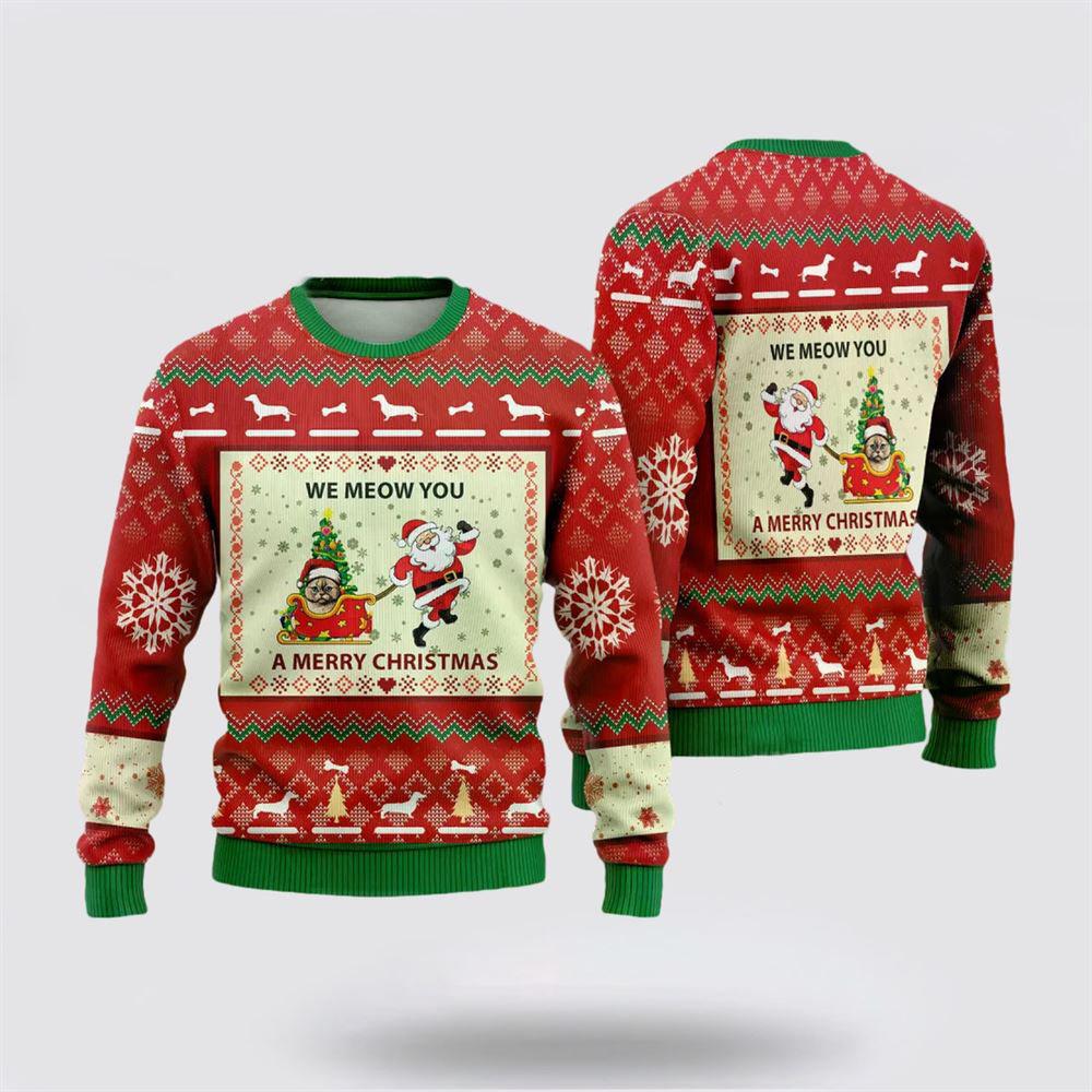 Ugly Christmas Cat Sweater, Munchkin Cat Ugly Christmas Sweaters, Cat Sweater Xmas, Cute Cat Sweater Ugly Christmas Cat Sweater, Munchkin Cat Ugly Christmas Sweaters, Cat Sweater Xmas, Cute Cat Sweater