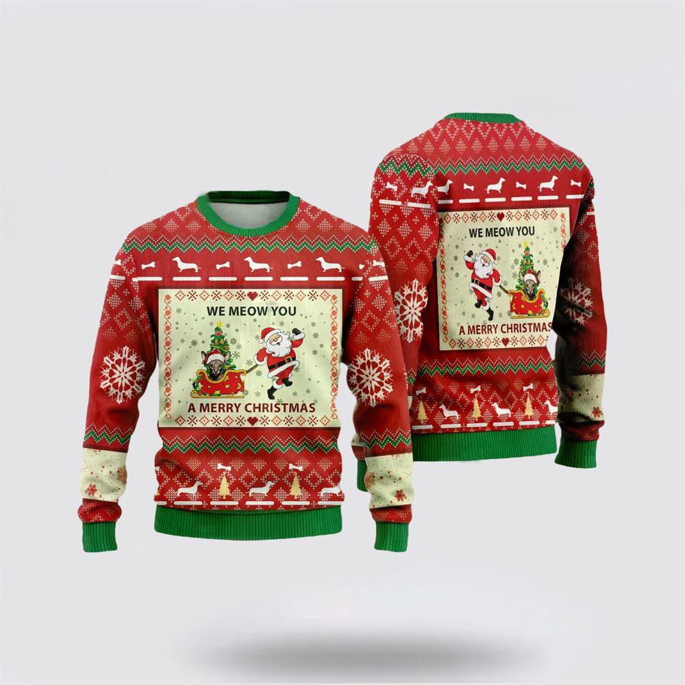 Ugly Christmas Cat Sweater, Oriental Shorthair Ugly Christmas Sweaters, Cat Sweater Xmas, Cute Cat Sweater Ugly Christmas Cat Sweater, Oriental Shorthair Ugly Christmas Sweaters, Cat Sweater Xmas, Cute Cat Sweater