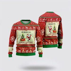 Ugly Christmas Cat Sweater, Siamese Cat Ugly…