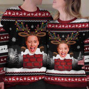 Ugly Christmas Sweater Christmas Reindeer Face Photo Personalized Photo Ugly Sweater Best Ugly Christmas Sweater 2 ht4agc.jpg