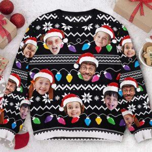 Ugly Christmas Sweater, Custom Faces Funny Christmas…