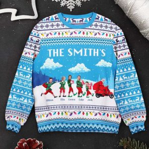 Ugly Christmas Sweater, Family Elf Funny Christmas…