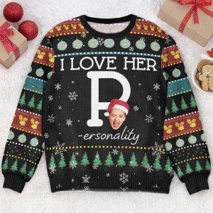 Ugly Christmas Sweater I Love Her P I Love His D Personalized Ugly Sweater Best Ugly Christmas Sweater 2 nsdx4h.jpg