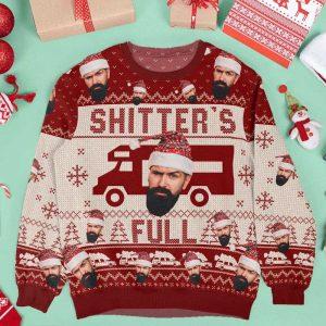 Ugly Christmas Sweater, Merry Christmas Sh!ter’s Full,…