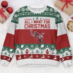 Ugly Christmas Sweater, More Time Play Football,…