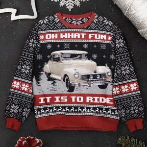 Ugly Christmas Sweater Oh What Fun It Is To Ride Personalized Photo Ugly Sweater Best Ugly Christmas Sweater 2 mib0nz.jpg