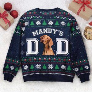 Ugly Christmas Sweater, Pet Parents, Personalized Photo…