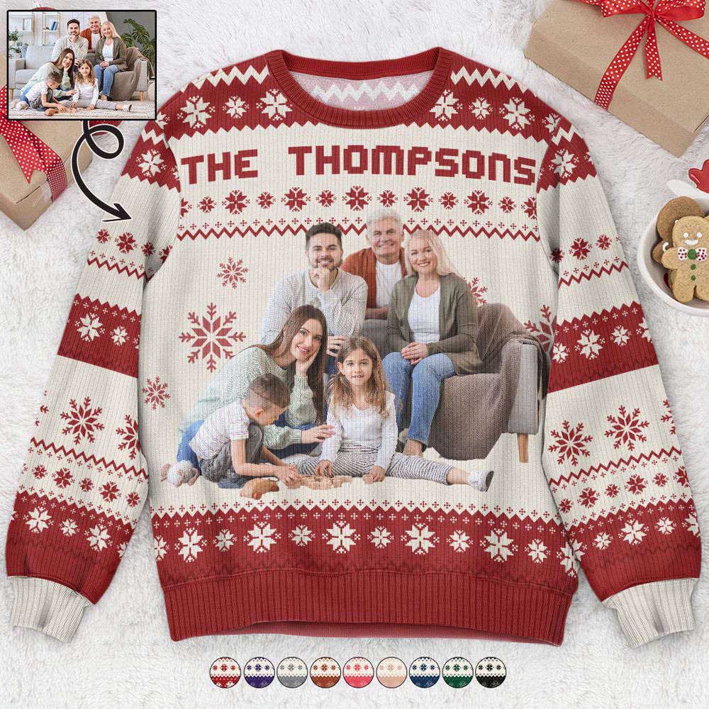 Ugly Christmas Sweater, The Family Ugly Sweater, Personalized Photo Ugly Sweater, Best Ugly Christmas Sweater Ugly Christmas Sweater, The Family Ugly Sweater, Personalized Photo Ugly Sweater, Best Ugly Christmas Sweater
