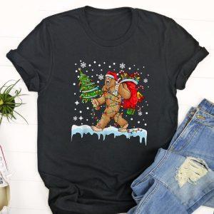 Ugly Christmas T Shirt, Bigfoot Christmas Tree…