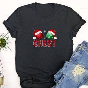 Ugly Christmas T Shirt, Chest Nuts Christmas Shirt Funny Matching Couple Chestnuts Long Sleeve T Shirt, Funny Christmas T Shirt