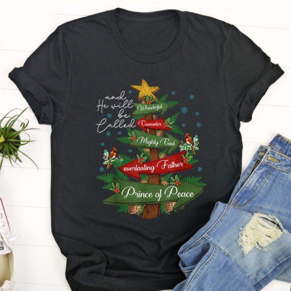 Ugly Christmas T Shirt, Christian Christmas He Will Be Called WOnderful Counselor T Shirt, Christmas Tshirt Designs