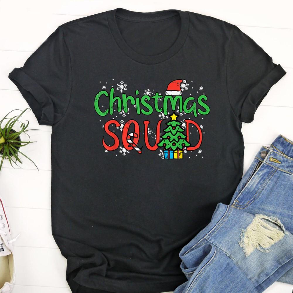 Ugly Christmas T Shirt, Christmas Squad Family Xmas Crew Men Women Boys Girls Kids T Shirt, Christmas Tshirt Designs