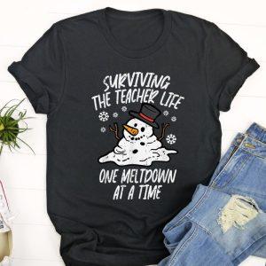 Ugly Christmas T Shirt, Christmas Surviving Teacher…