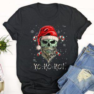 Ugly Christmas T Shirt, Cool Skull Beard…