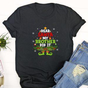 Ugly Christmas T Shirt, Dear Santa My…