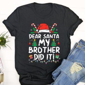 Ugly Christmas T Shirt, Dear Santa My…