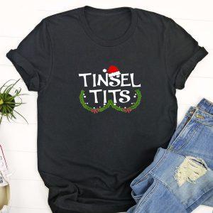 Ugly Christmas T Shirt, Funny Tinsel Tits…